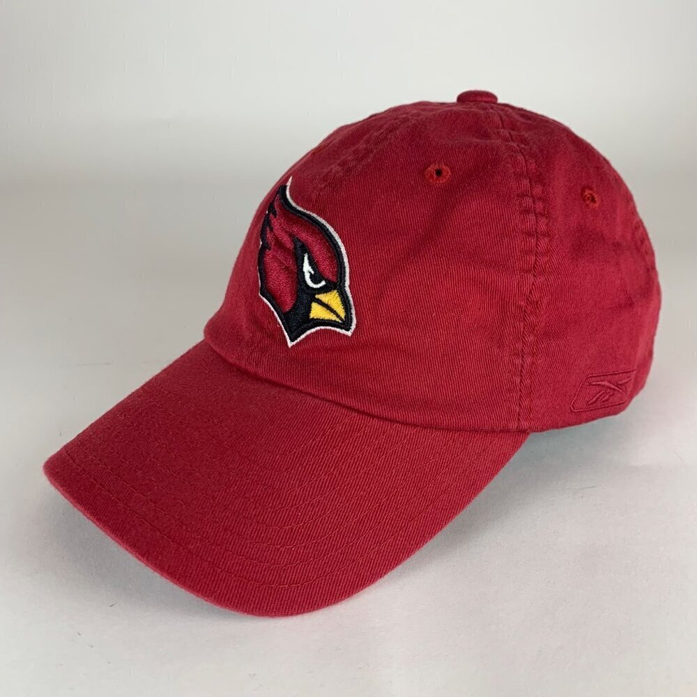 Arizona Cardinals NFL Red Reebok Relaxed Fit Stretch Fitted Hat Mens L/XL